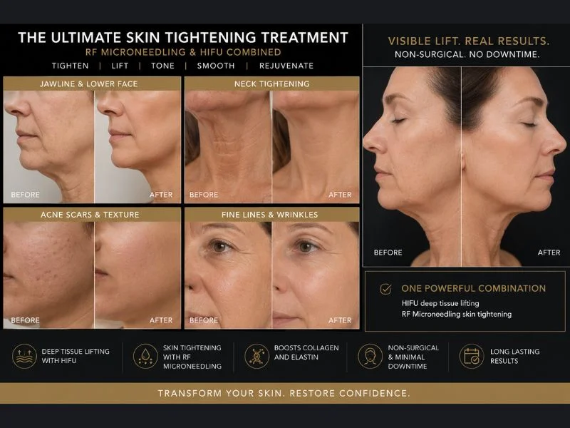 Results of combined treatment for the ultimate skin tightening treatment Cookham
